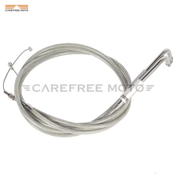 

100cm 39 Inch Motorcycle Throttle Cable Wire Moto Speed Line Case for Harley Davidson FLHR/C/I/CI FLHT FLTR 2002-2007