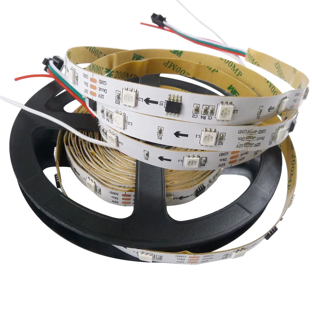 16.5ft 5 м WS2811 30 светодиодный s/M Пиксели RGB полосы адресуемых 150 DC12V не из