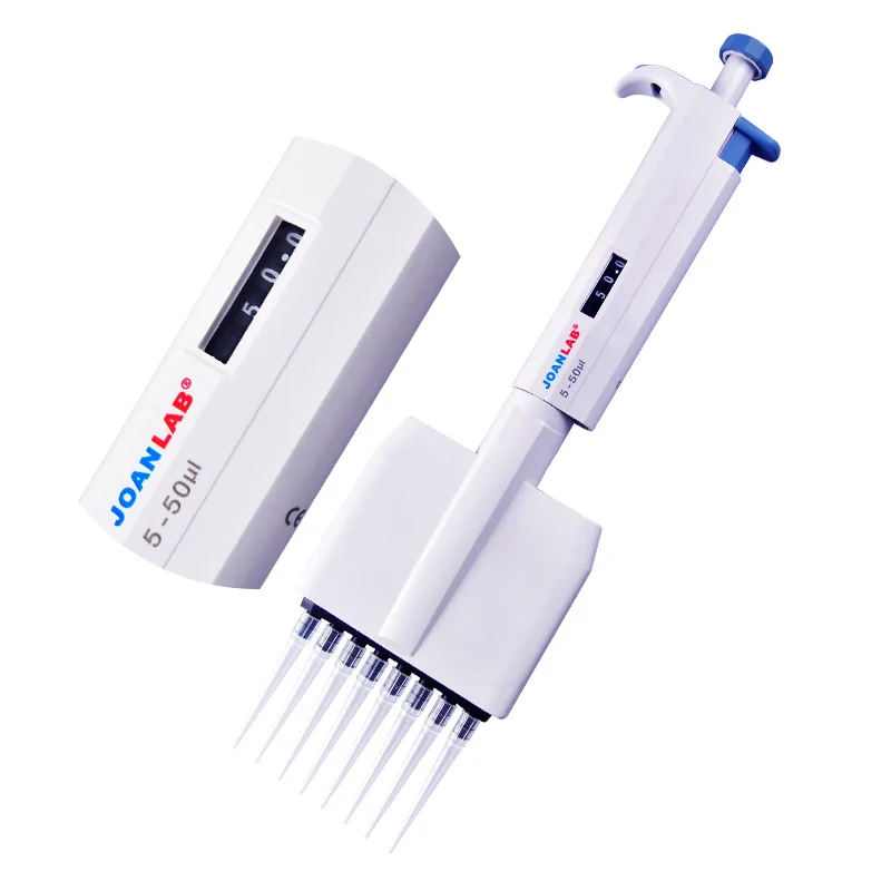 

High quality manumotive 8 Channel Adjustable micropipette Toppette Pipette Continuous Number lab supplies