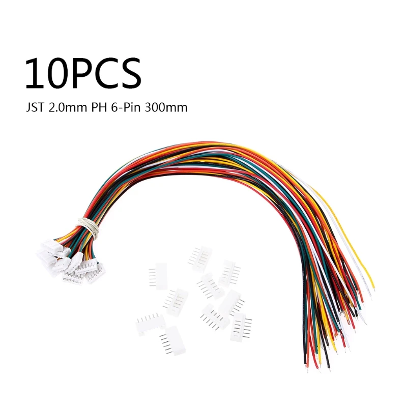JST 2.0 mm PH 11-Pin Femelle Boîtier Avec Connecteur Fil /& connecteur mâle 10 Ensembles