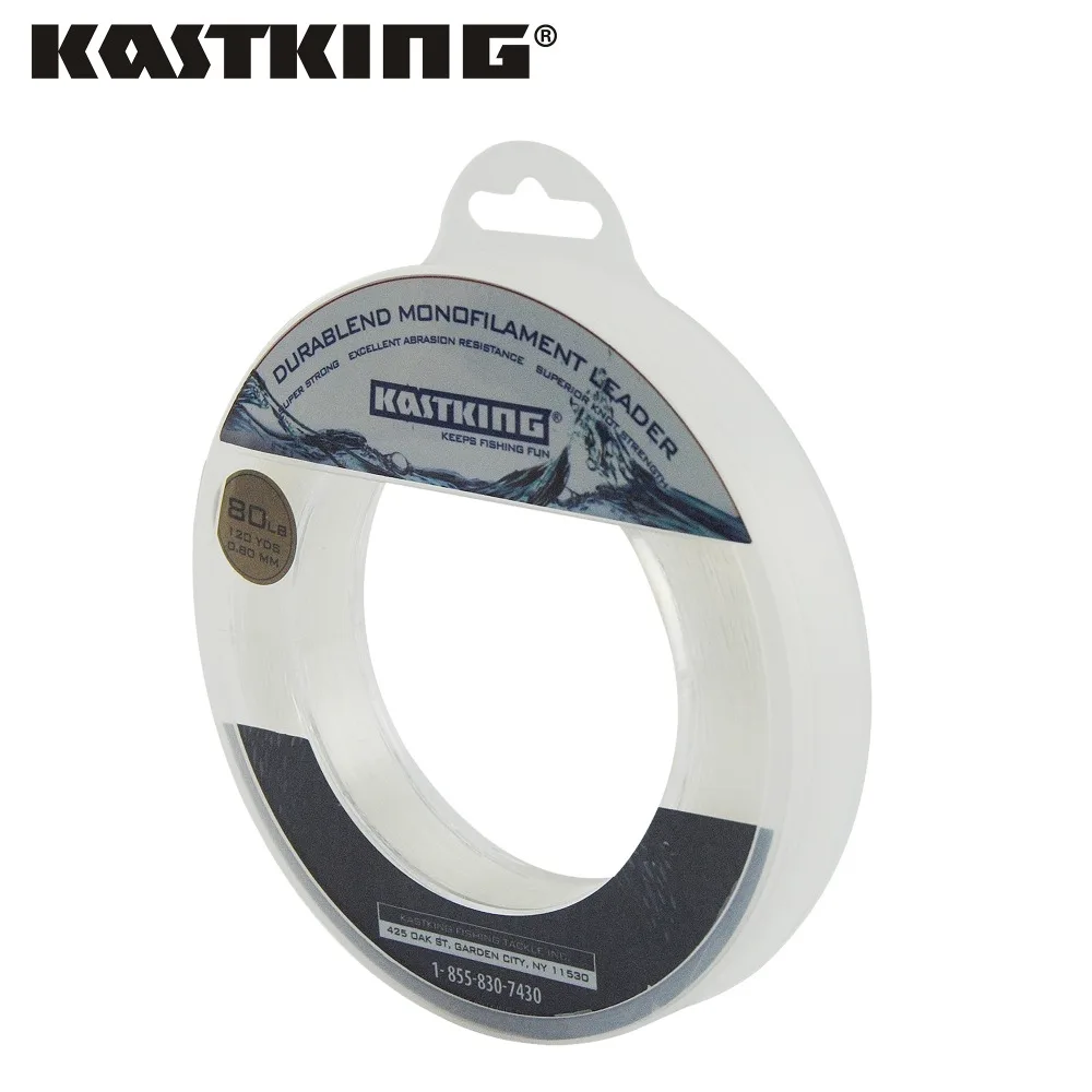 KastKing брендовые нейлоновые рыболовные лески 110 м 50 фунтов лезвие монофиламентная нейлоновая леска материал Leader Line Devel
