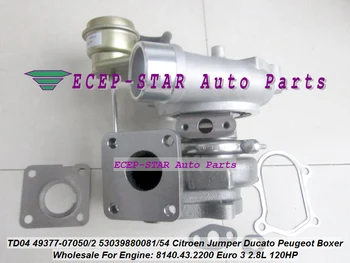 

Turbo TD04 53039700081 53039700054 49377-07050 49377-07052 Turbocharger For Citroen Jumper Fo Fiat Ducato For Peugeot Boxer 2.8L