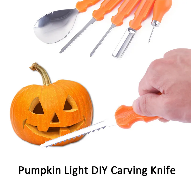 514 PCS 1Set Carving Tools Kit Vegetable Fruit Food Chisel Kitchen Cutting Peeler Slicer Safe Pumpkin knives Tool Suit  (5)