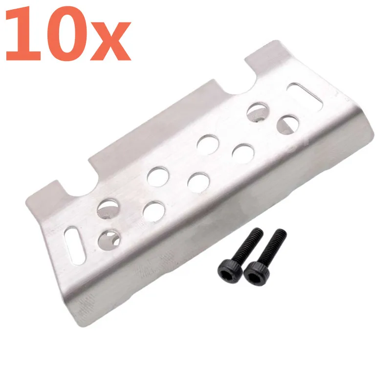 

10Pcs RC Car TRAXXAS TRX-4 Front Rear Collision Protection Protective Metal Guard Chassis Armor For 1/10 RC Crawler Climbing Car