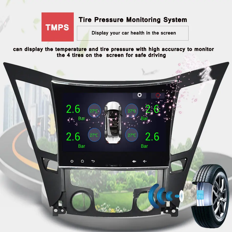 Best Android 9.0 9 inch CAR DVD Player gps navigation FOR Hyundai Sonata 8 YF I40 I45 I50 2011 2012 2013 2014 2015 radio Head unit 14