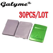 30 шт./партия, Новое поступление, многоцветная замена, чехол для игрового картриджа, корпус для GameBoy, цветная Крышка для мальчика, GBO DMG, карта