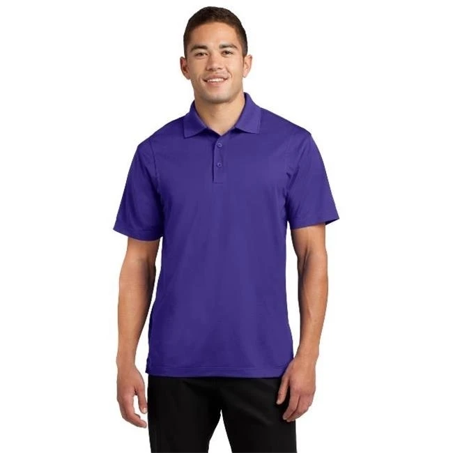 Sport-Tek TST650 Mens Tall Micropique Sport-Wick Polo Tees Purple - 4XLT
