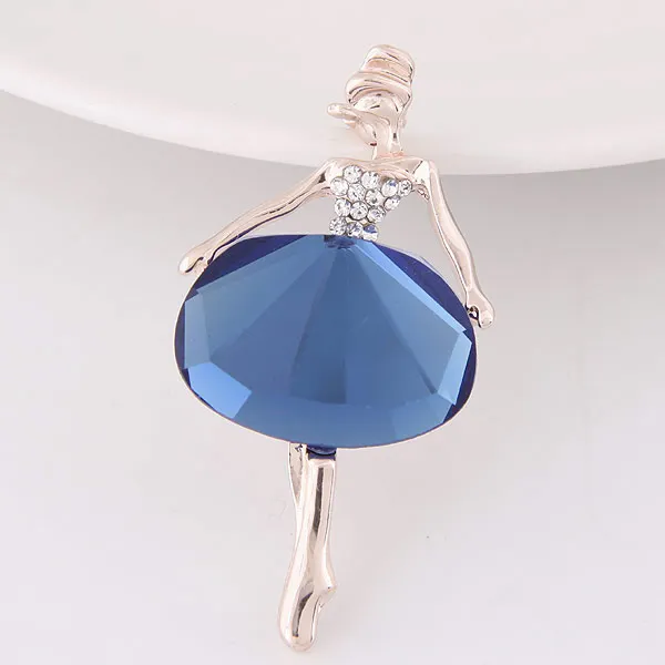 

New Fashion Hot Sale Brooch Ballet Dancer Corsage Brooch Wholesale Jewelry free shipping