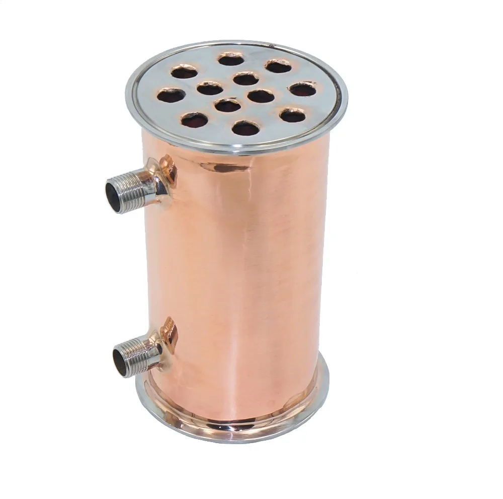 Buy 4"102mm OD119mm Copper Condenser, Dephlegmator