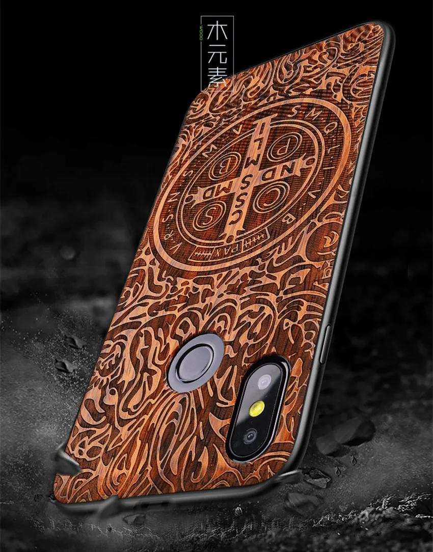 Russian Popular Mask Rose Wood Phone Case for Xiaomi Mi Mix 3 Flower Wooden Xiaomi Mix 3 Xiomi Mix3 Cover Case (4)