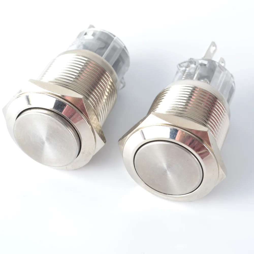 

19mm Momentary Push Button Metal Switch