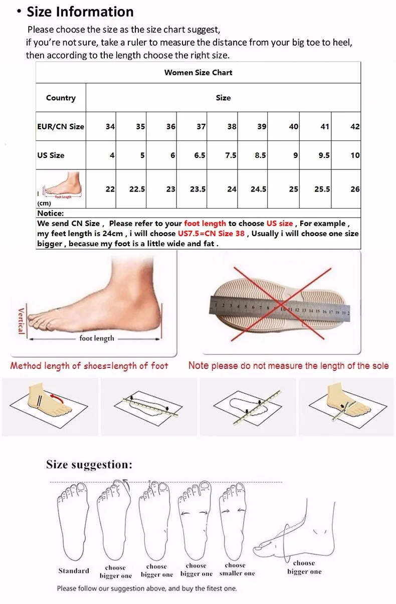 Size info