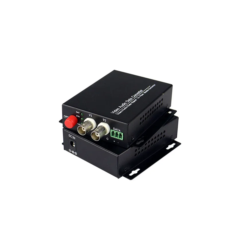 2-канальный цифровой видео оптический трансивер волоконно-оптический одномодовый оптоволоконный конвертер FC 20 км