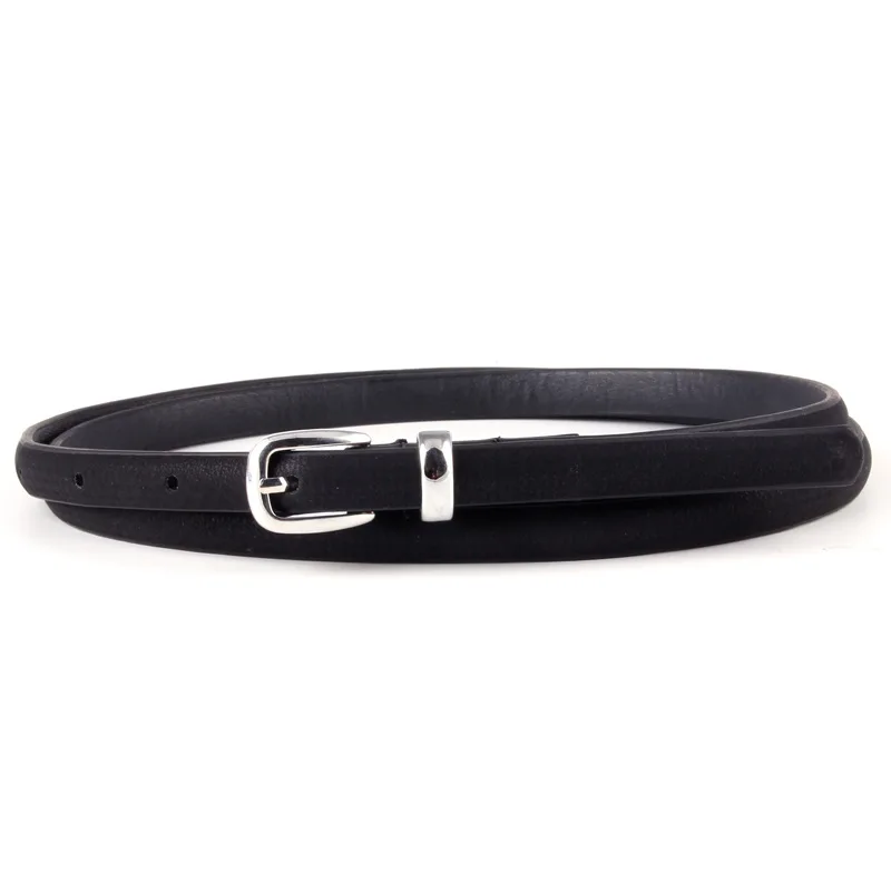 thin black belt womens