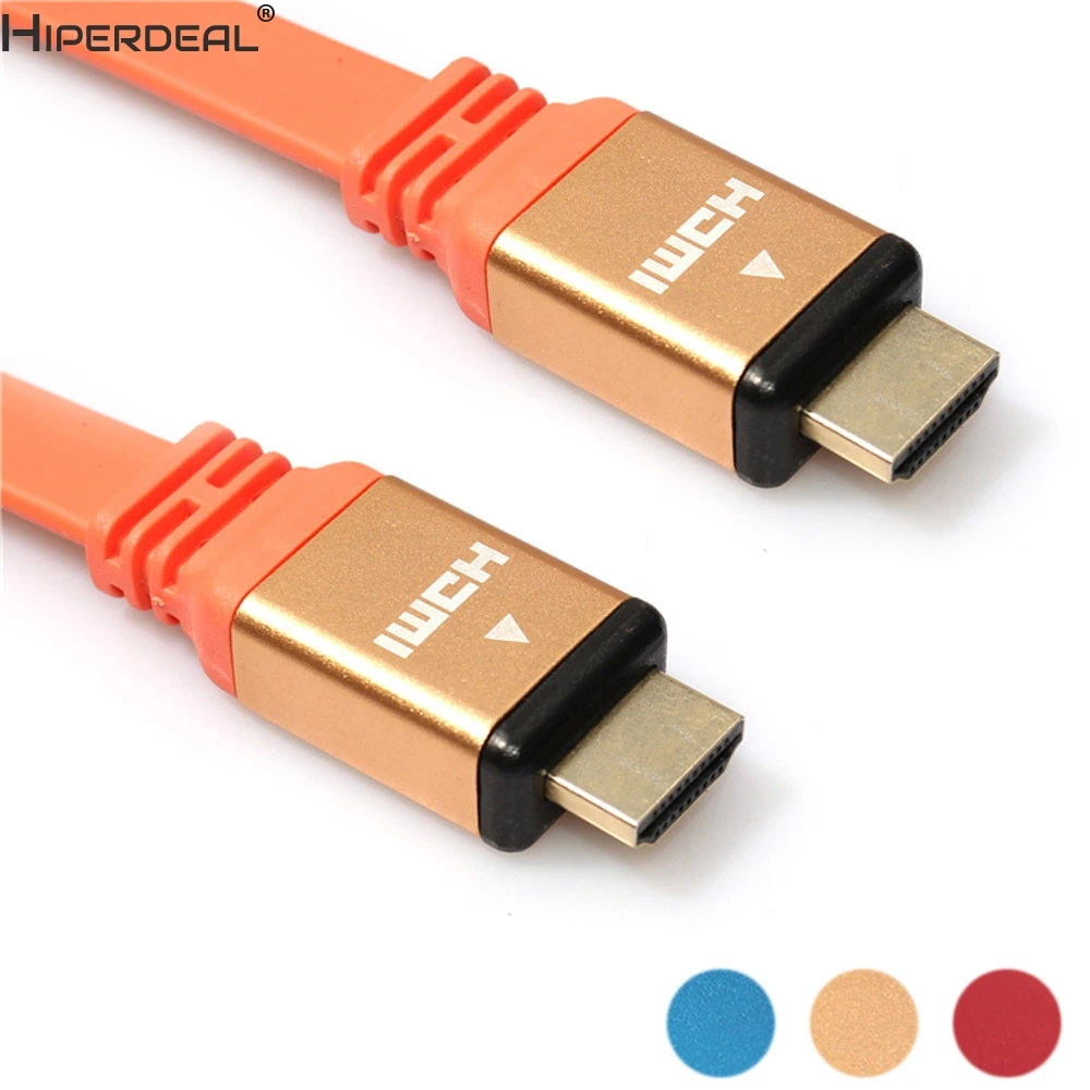 

HIPERDEAL 180cm High Speed HDMI Cable with Ethernet 3D and 4K Resolution Oct27 HW