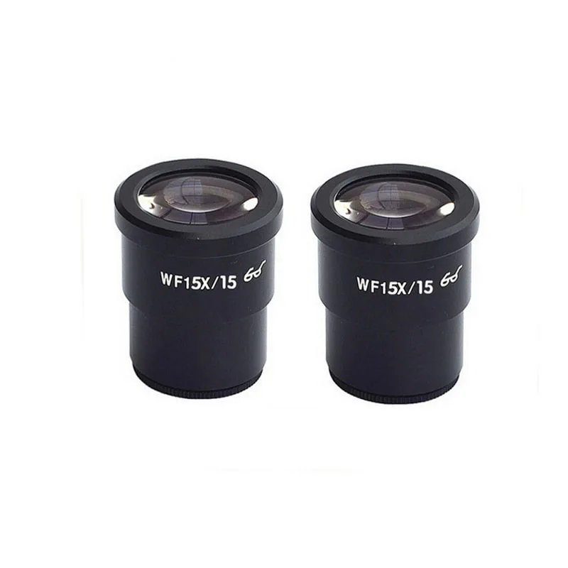 Pair High quality WF15X/15mm Stereo Microscope Eyepieces High eyepoint
