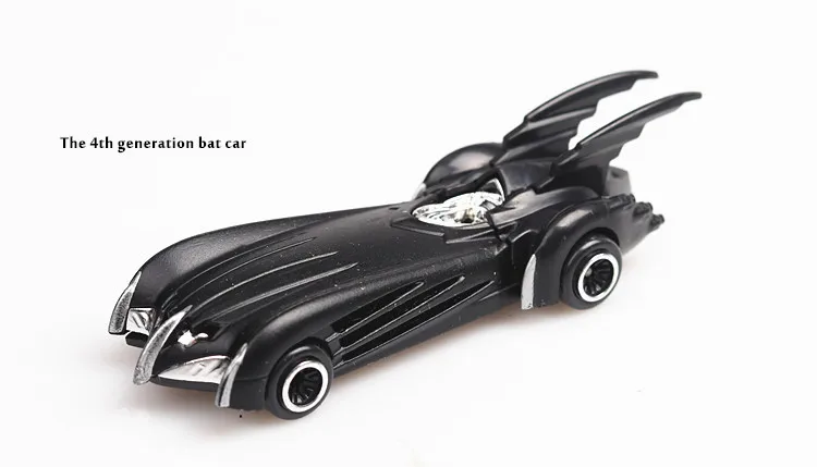 6 шт литья под давлением Модель автомобиля игрушки 1: 64 Темный рыцарь Batman Batmobile автомобиля модели игрушки с дистанционным управлением, брелок для автомобильных ключей, Diecast подарок модели игрушки для Для детей