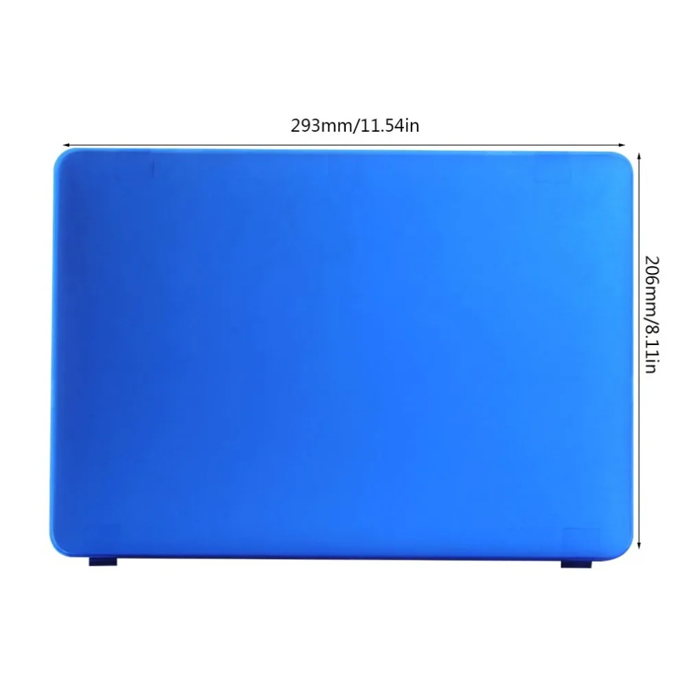 Матовый защитный чехол для ноутбука, однотонный цвет для Apple macbook air pro 11 13 15, жесткий портативный чехол для ноутбука