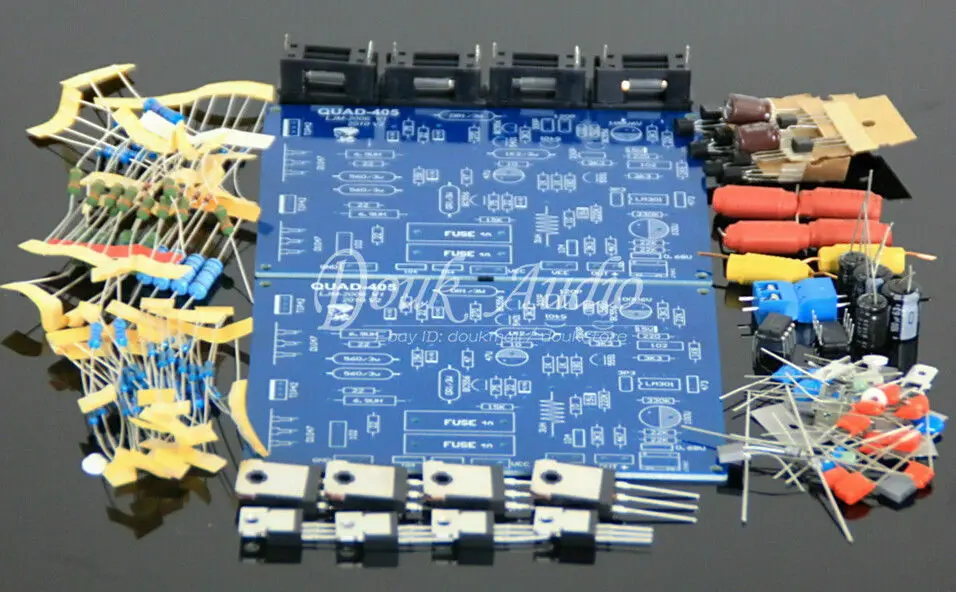 Nobsound 2 шт. QUAD405 125 Вт + усилитель мощности платы Hi Fi Amp DIY Kit Dual 0 channel|Усилители