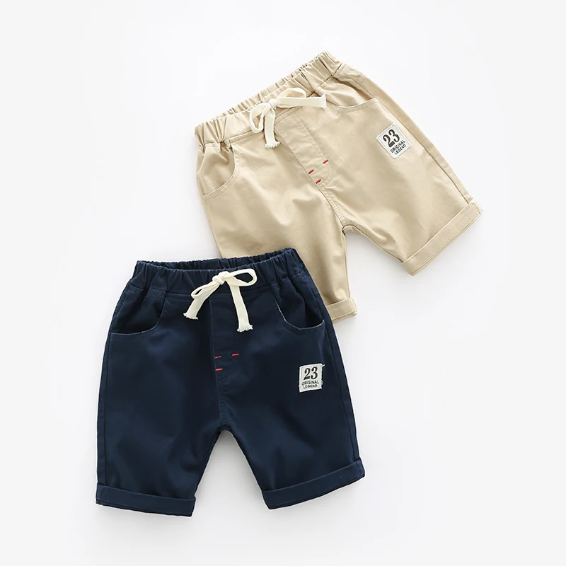 

Baby solid color pants 2018 summer Korean version of the new boy children's clothing children's casual pants cloth shorts
