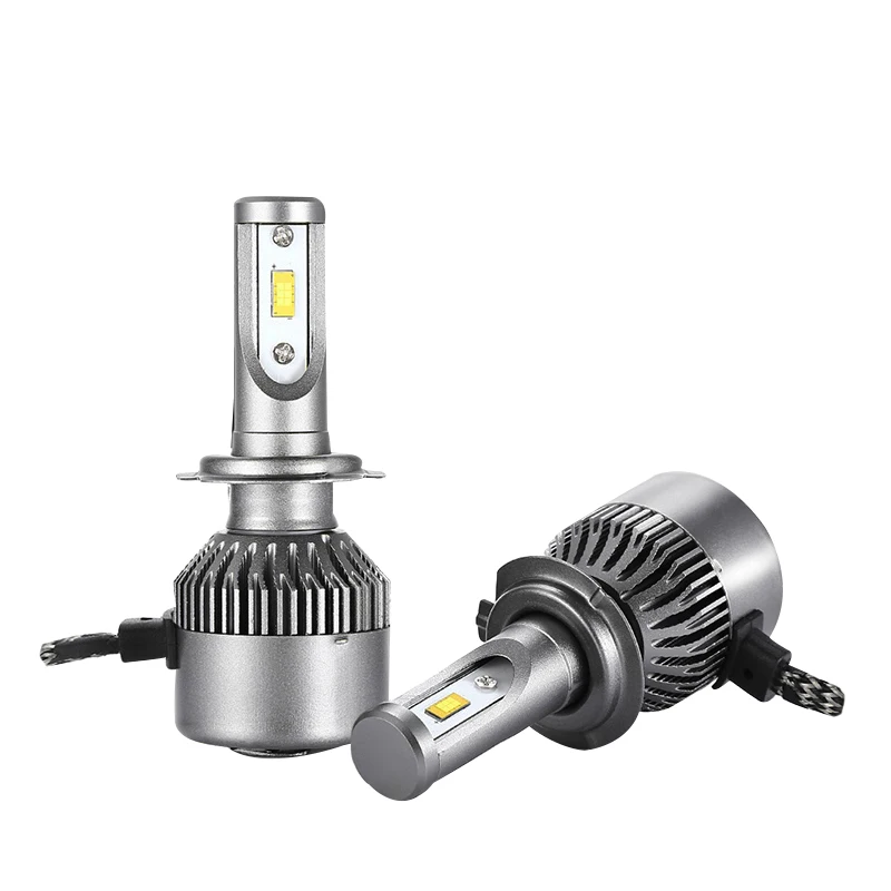

LOAUT V7S Mini Fans LED Car Headlight CSP H7 Turbo 7200lm 60W Auto Bulb Car LED Headlight Bulbs Hi-Lo Beam Free Shipping