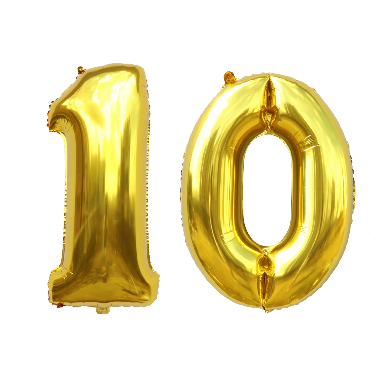 

40inch Number Aluminum Foil Balloons Party Decoration Balloons 10 20 30 40 50 60 70 80 90 Years Birthday Party DIY Decoration
