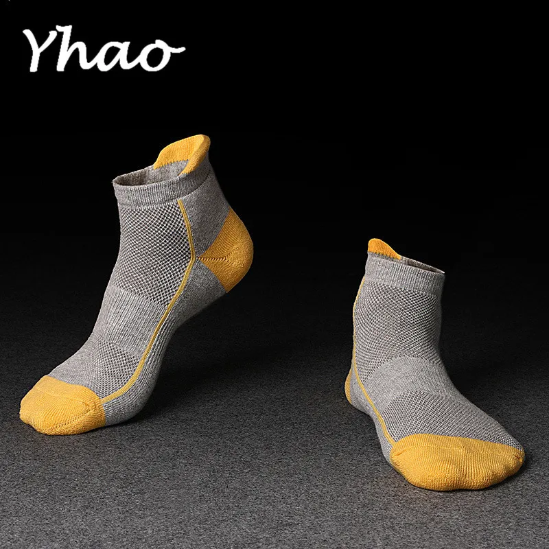 

Professional Brand Men's Combed Cotton Sports Running Outdoor Socks Protect Feet Breathable Wicking Cycling Road Bicycle Socks