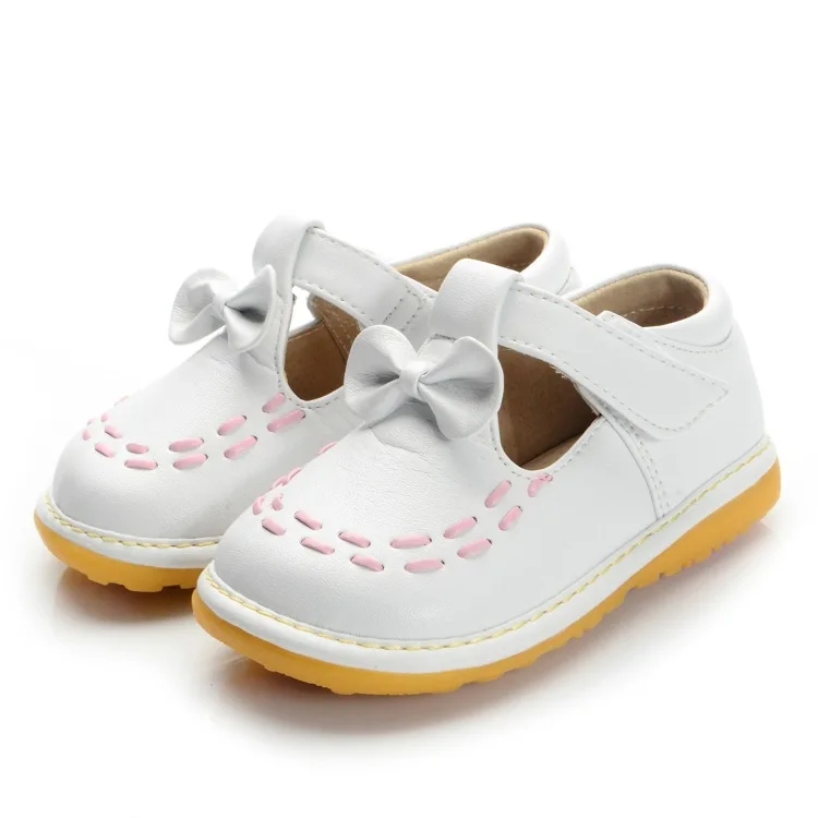 White Toddler Girl Squeaky Shoes Size 3 