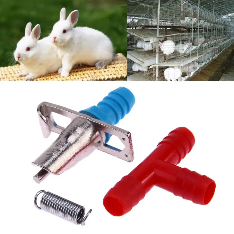 20Pcs/lot Automatic Nipple Drinkers for Rabbits Feeders Water Drinker