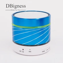 Dbigness Light Portable Mini Metal Wireless Bluetooth Speaker Subwoofer Music Amplifier with FM Radio MP3 Player