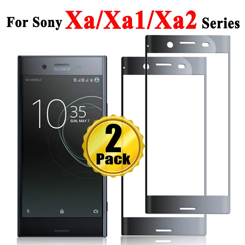 

Protective glass on for sony xperia xa1 ultra xa plus xa2 screen protector tempered safety ax ax1 ax2 x a 1 2 xaultra soni glas