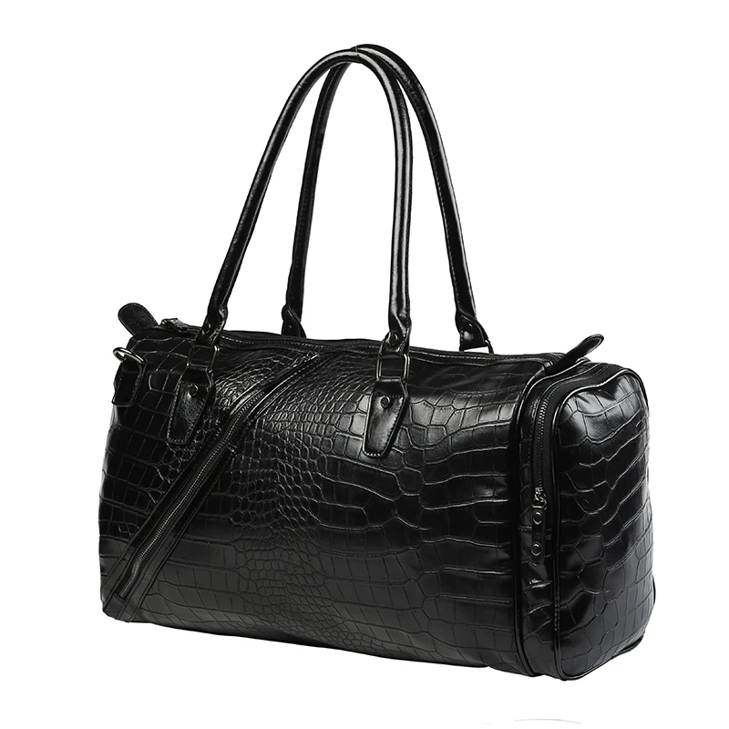 Big Capacity Men Sport Bags Black Brown Men Classic Soft Leather