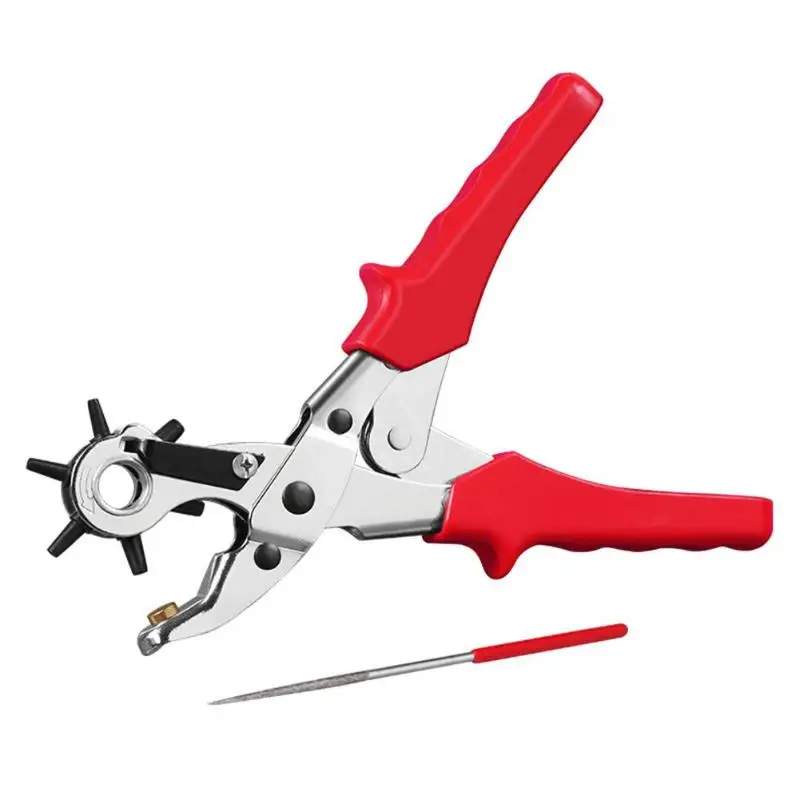 2mm 4.5mm Leather Belt Hole Punch Plier Eyelet Puncher Punching with