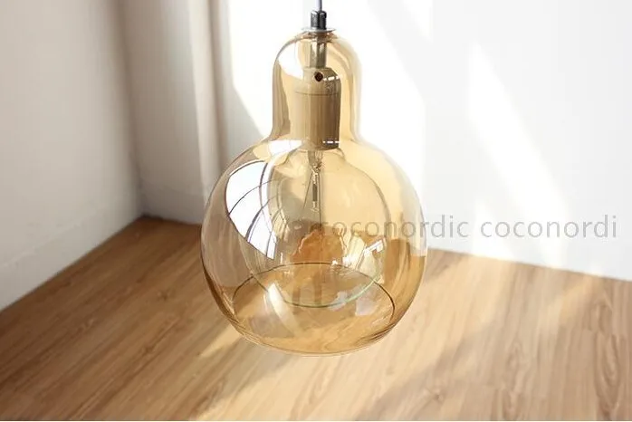 amber pendant lamp