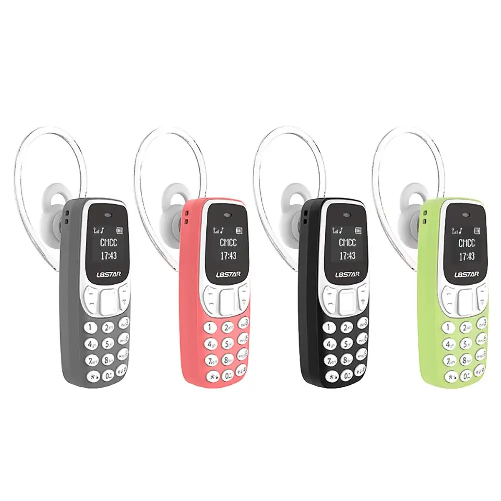 

New Multifunction Wireless Bluetooth Headset BT Dialer Mini Mobile Phone Headphone Voice Changer SIM Card Microphone BM90