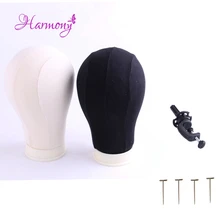 1 шт. 21 ''22'' 23 ''24'' 25' холст блок головы для наращивания волос кружева для создания париков и дисплей стиль манекен голова манекена