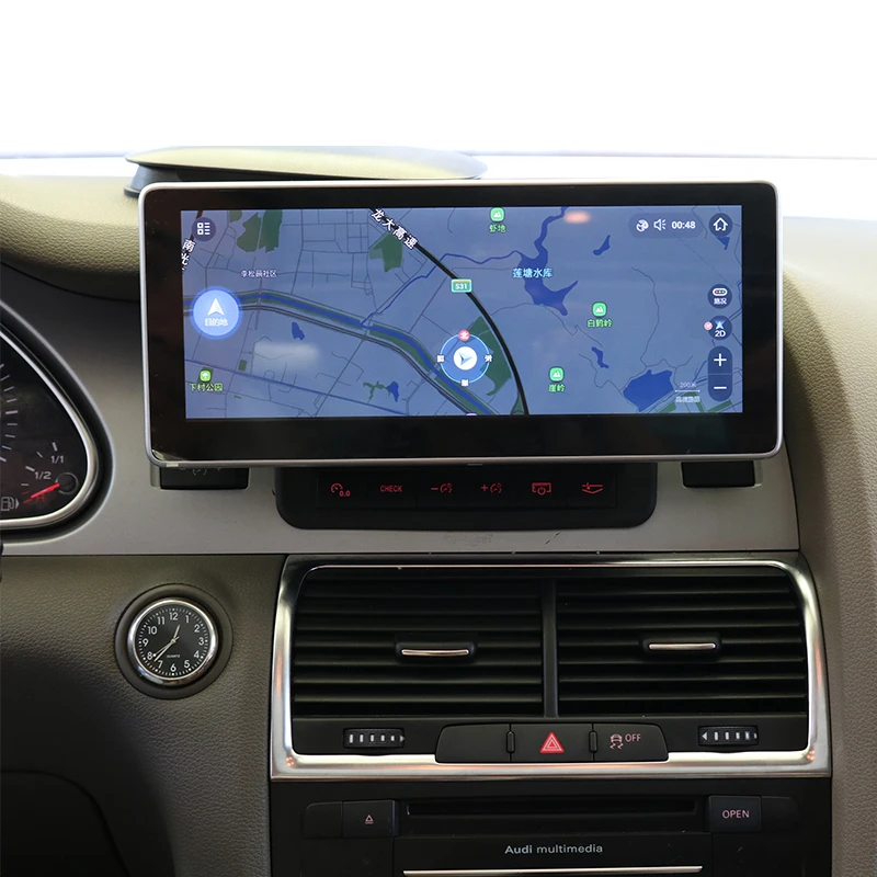 Автомобильный мультимедийный плеер 4G + 64G Android 8 1 10 25 дюймов экран для Audi Q7 2006 2015 Wifi
