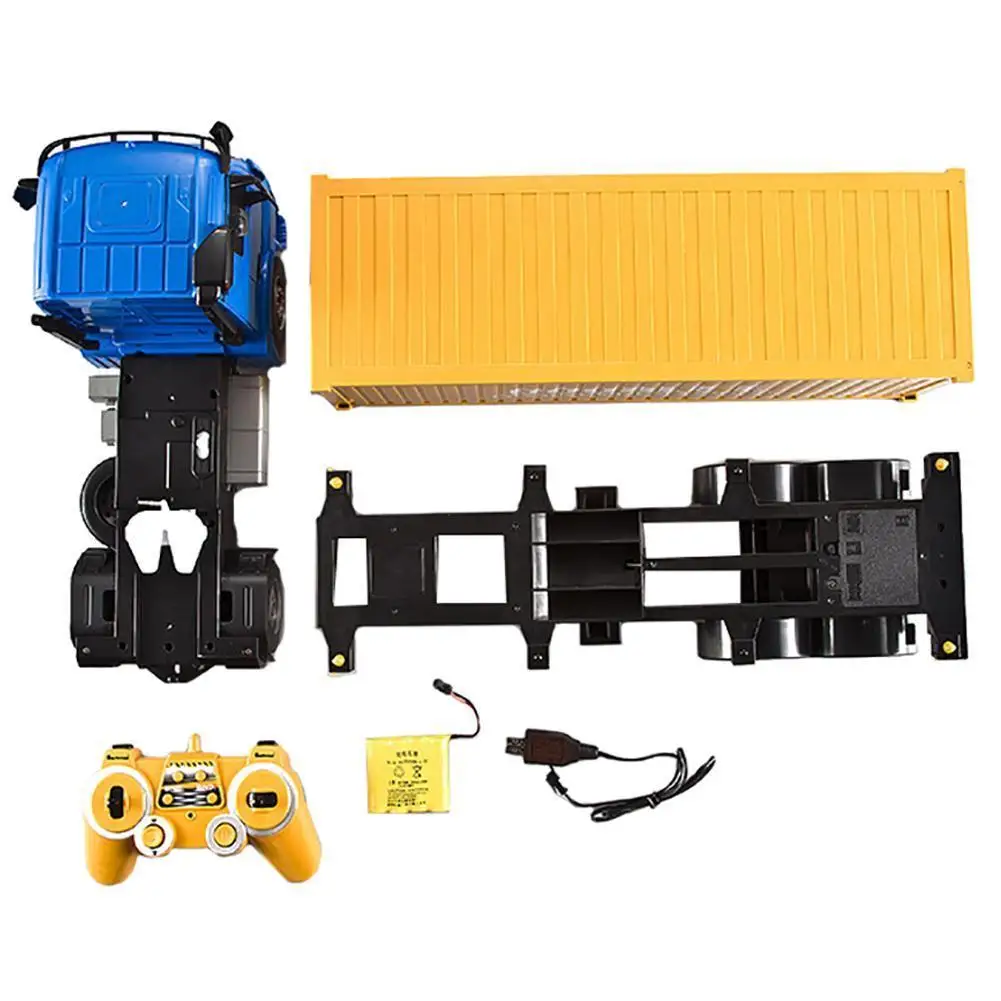 

RC Charging Transport Container Truck Model Toy Vehicle For Daul Eagle Machine Remote Control Military RC Truck Electric Toy