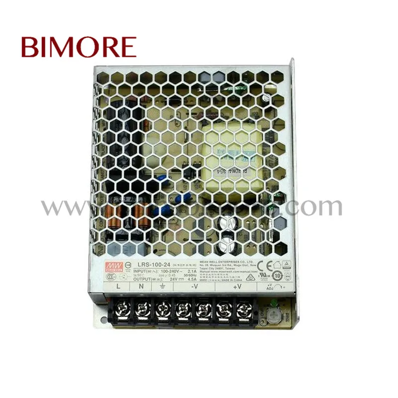 

2 Pieces BIMORE LRS-100-24 108W 24V4.5A Switch power supply use for Elevator