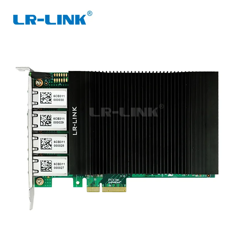 LR LINK 2004PT POE POE Gigabit Ethernet Quad Port Frame Grabber card Industrial board PCI Express 3