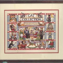 Золотая коллекция Прекрасный Счетный Набор для вышивки крестом коллекция кошек котенок кошечки котенок dim 35008