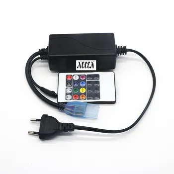 

LED Controller AC220V Input Wireless RGB Controller LED Strip Light with 20 Keys IR Remote Power Controller