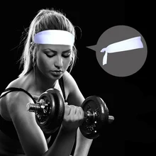 Мужские и женские эластичные головные повязки для йоги Беговая повязка для спорта и софтбола повязка для волос ленточный бандаж повязка на голову впитывающая пот