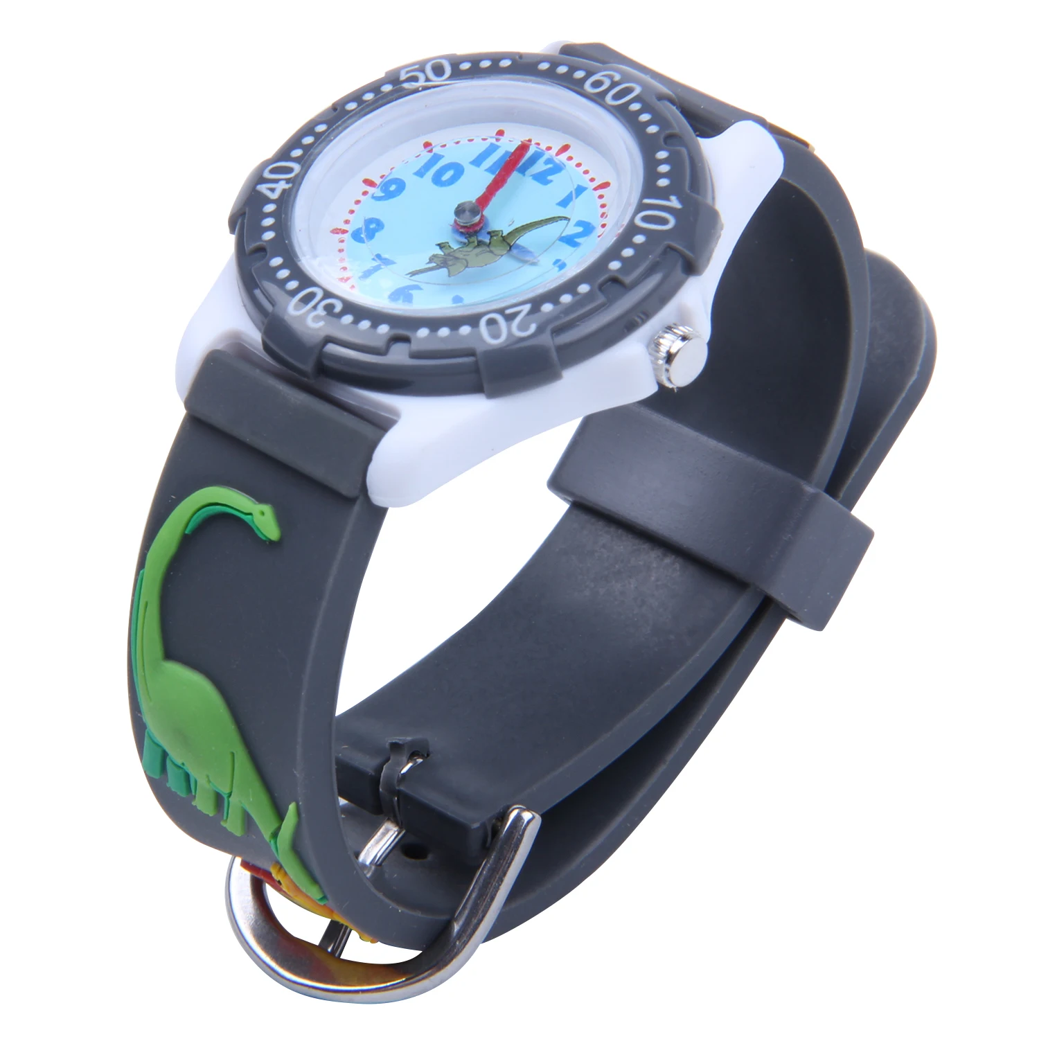 

WILLIS 3D Rubber Strap Children Watch Cartoon The Second Hand Design kids Waterproof Watches