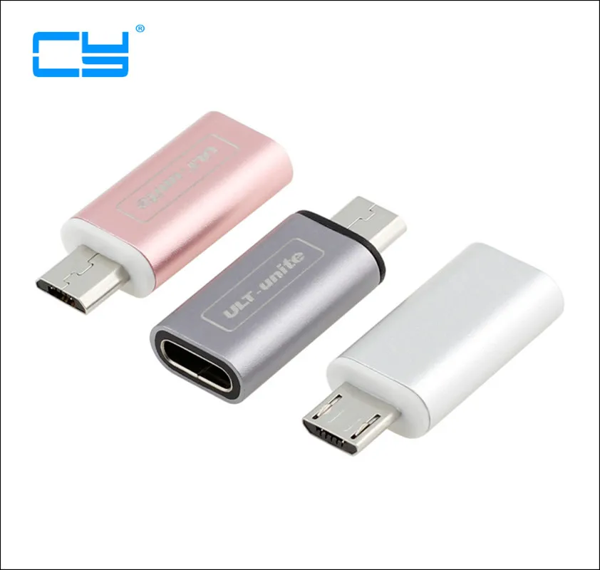 Usb-с женщиной Micro USB Мужской адаптер Тип USB-C на Micro USB разъем для Android-смартфон 3A быстрой зарядки Выход для