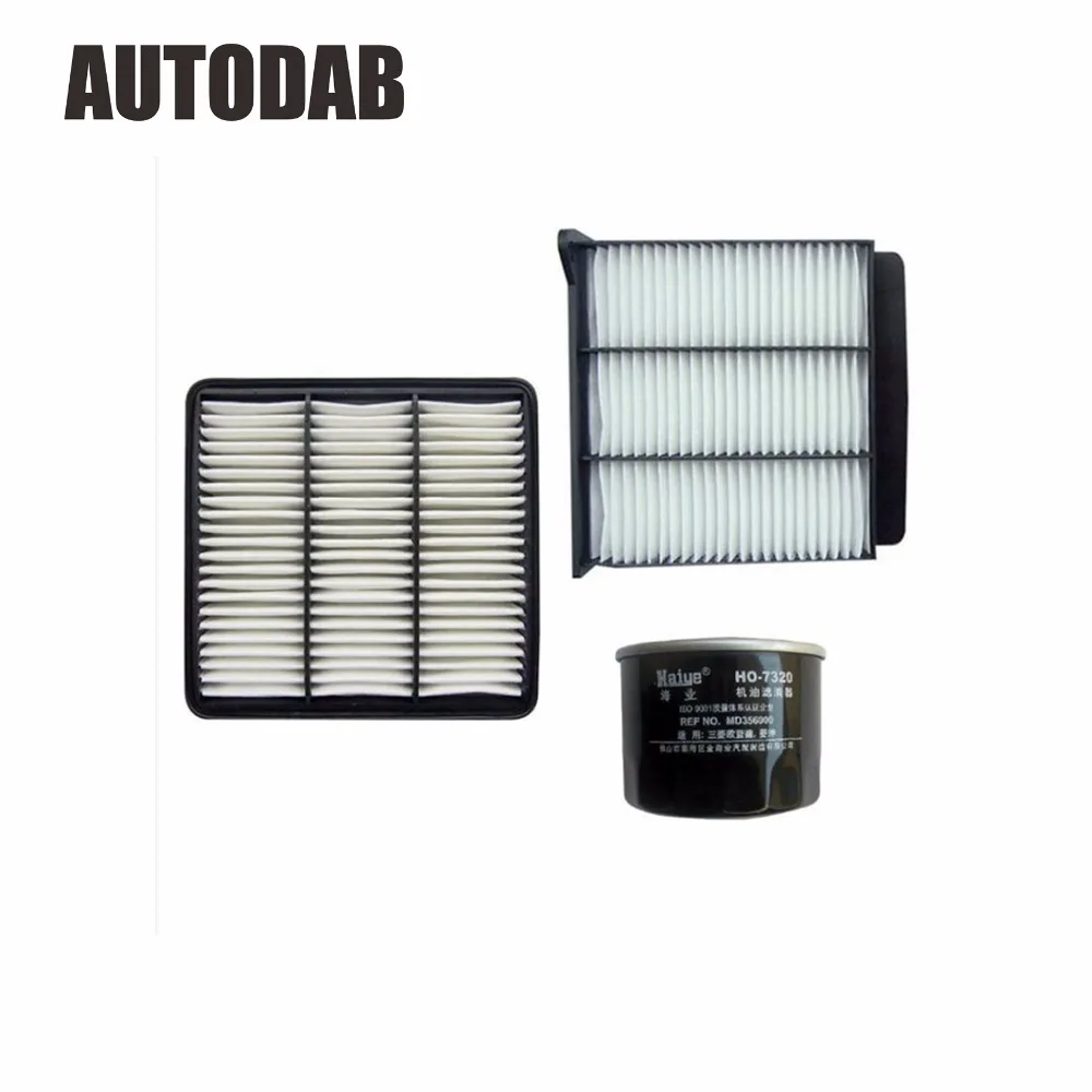 

High Quality filters for 2004 2005 2006 Mitsubishi Outlander 2.4L air filter+oil filter+cabin filter
