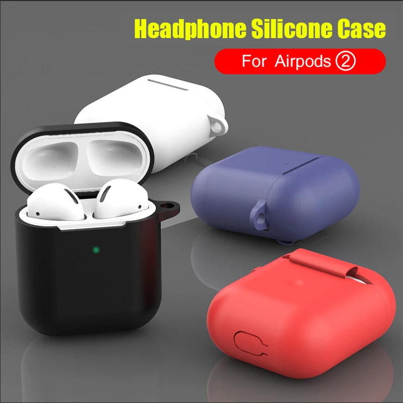 AIFFECT Bluetooth чехол для Apple AirPods 2 силиконовый защитный наушников Аксессуары