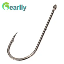 10 шт. 4 размера 2#4#6#8# углеродистая сталь рыболовный Кривошип крюк свинец острые Крючки морская Рыболовная Снасть Pesca