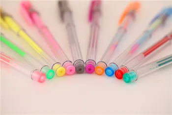 

2020 100/pcs Gel Pen Set Refills Metallic Pastel Neon Glitter Sketch Drawing School Stationery Marker For Kids Gifts