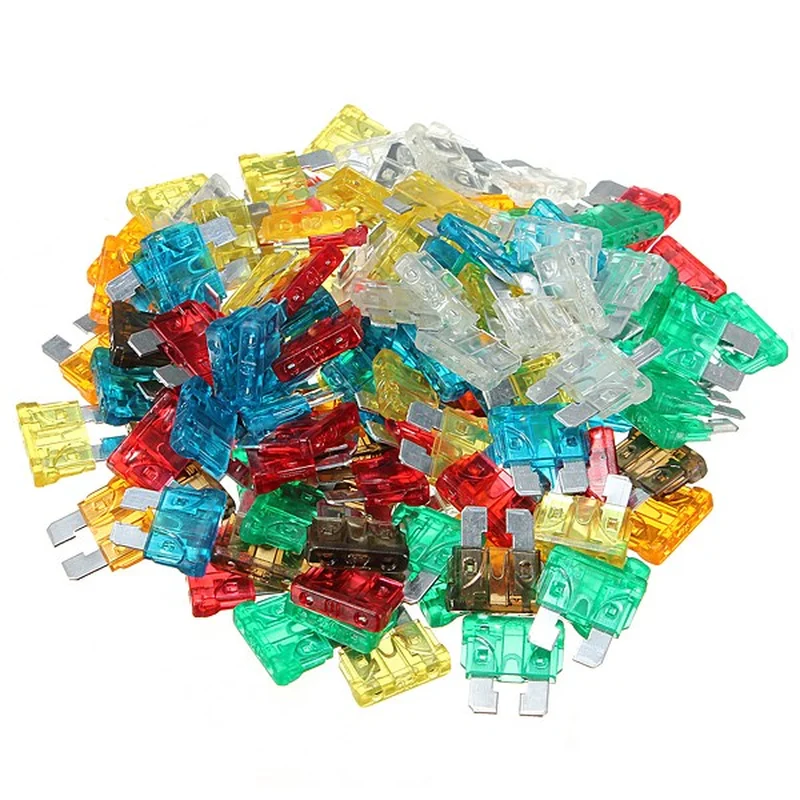 

120Pcs/set Assorted Mixed Standard Blade Fuse For Car Auto Automotive Vehicle 5A 7.5A 10A 15A 20A 25A 30A